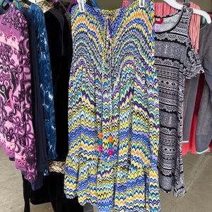 India Boutique strapless dress - free size- girls size 14